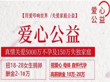 隰县捐卵助孕生子 爱心志愿者招募